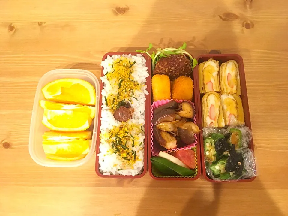 朝採り生椎茸のバター醤油炒め弁当|Emi Mikadoさん