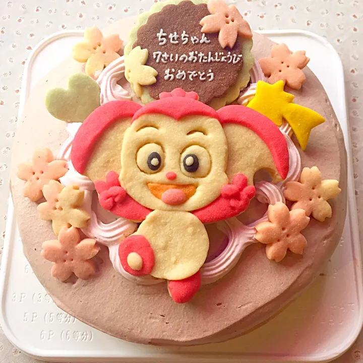 #デコレーションケーキ #バースデーケーキ #ケーキ #チョコケーキ #コラショ #クッキー #春 #桜 #cake #cookies|サント*シャペルさん