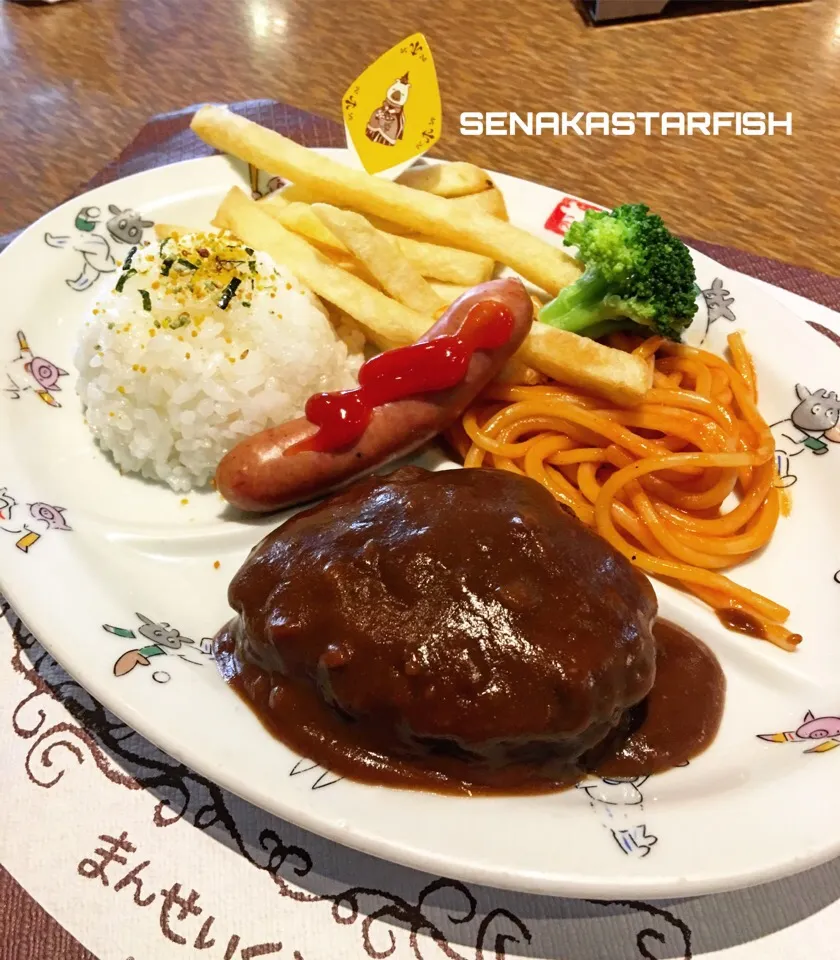 肉の万世 おこさまランチ|愛さん