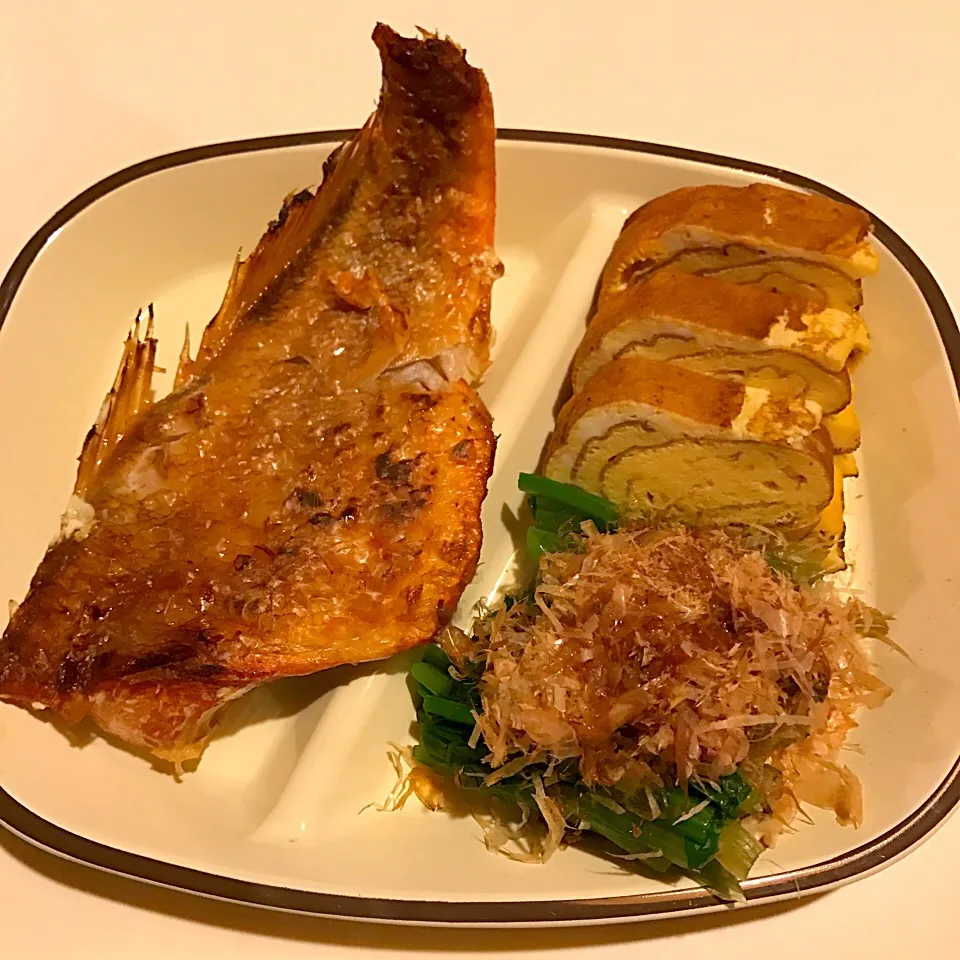 Snapdishの料理写真:赤魚みりん焼プレート(◍•ڡ•◍)❤|いつみさん