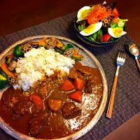 Snapdishの料理写真:ゴロゴロ野菜カレー🍛|ティパニさん