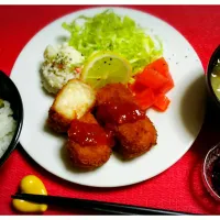 今夜の晩ごはん🌃🍴  マルコメさんありがとうございます😊