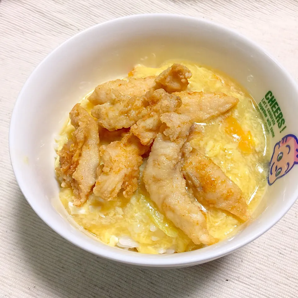 #どんぶり 
トロトロ親子丼|もこうさぎさん