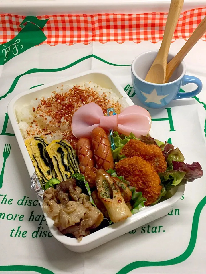 Snapdishの料理写真:3／22弁当🍙|三姉妹のママさん