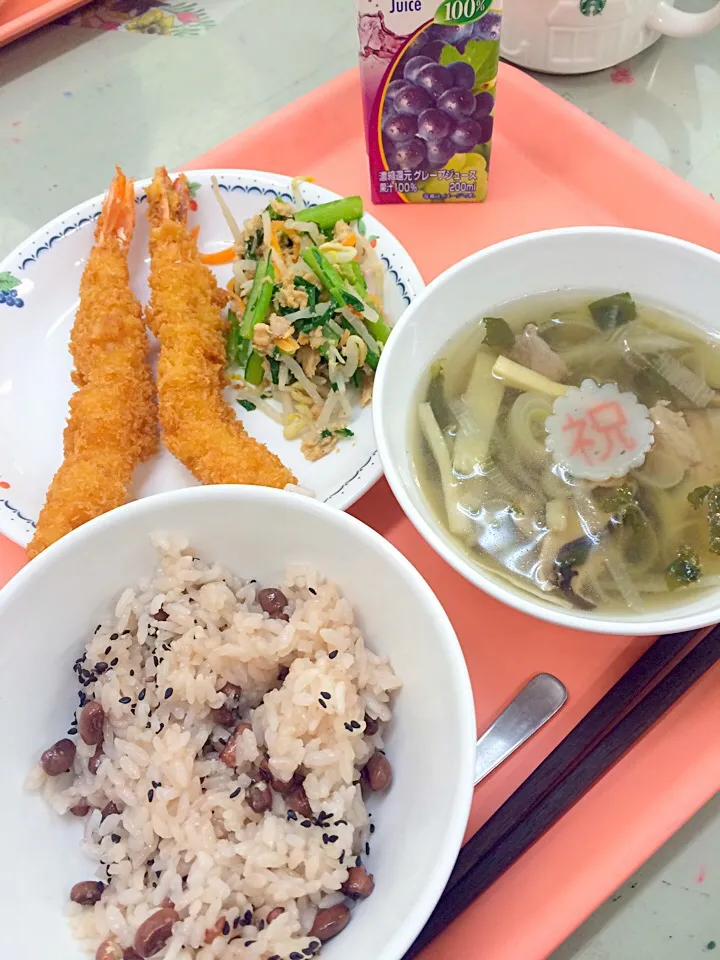 #学校給食 #卒業祝い|Namiさん