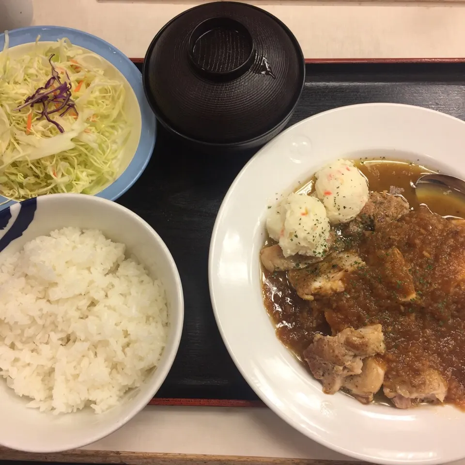 チキングリル定食
#夕飯|アクちゃんさん