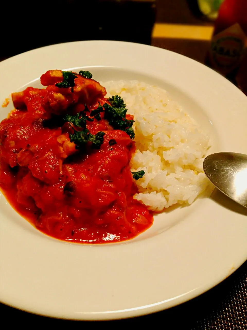 homemade chicken tomato stew /quinoa rice
チキントマト煮とキノアごはん|Rasayi723さん