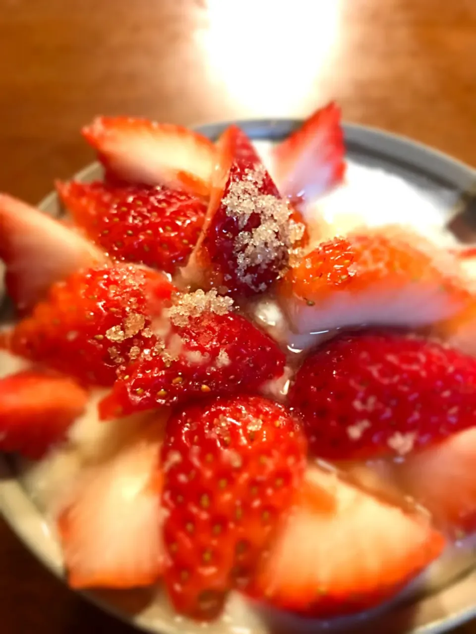 Snapdishの料理写真:苺ヨーグルト🍓盛り付け❤️#ヨーグルト#苺|accoさん