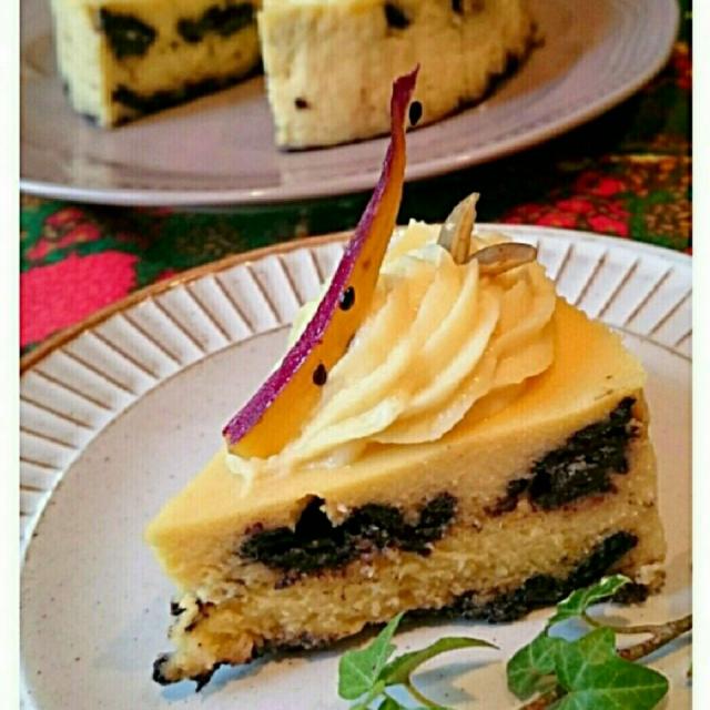 サワークリーム ヨーグルトで 爽やか薩摩芋チーズケーキ 幸せまちこ Snapdish スナップディッシュ Id Q599ua
