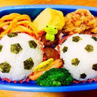 Snapdishの料理写真:サッカー大会の日のお弁当|Kaoさん