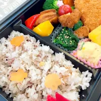 Snapdishの料理写真:ベジお花見弁当🌸|yumicoさん