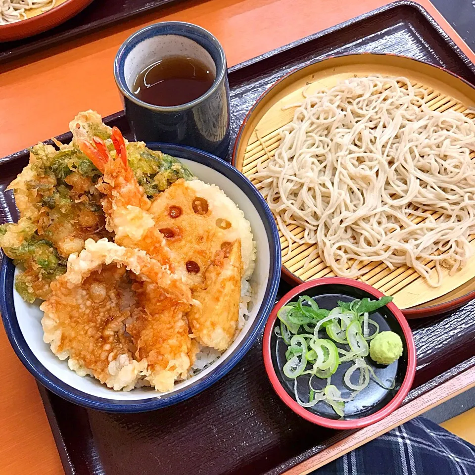 春一天丼 小そばセット|chacoさん