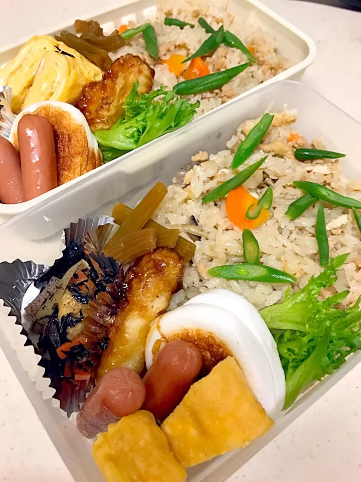 3月24日お弁当#炊き込みご飯 #お弁当|Kumi Satouさん