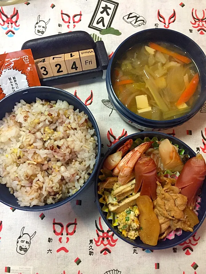 3月24日の高2男子のお弁当♪|ごっちさん