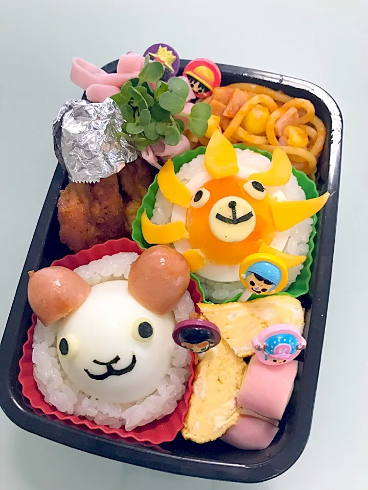 キャラ弁〜ワンピース★サウザンドサニー号&ゴーイングメリー号♪|くるりん★さん