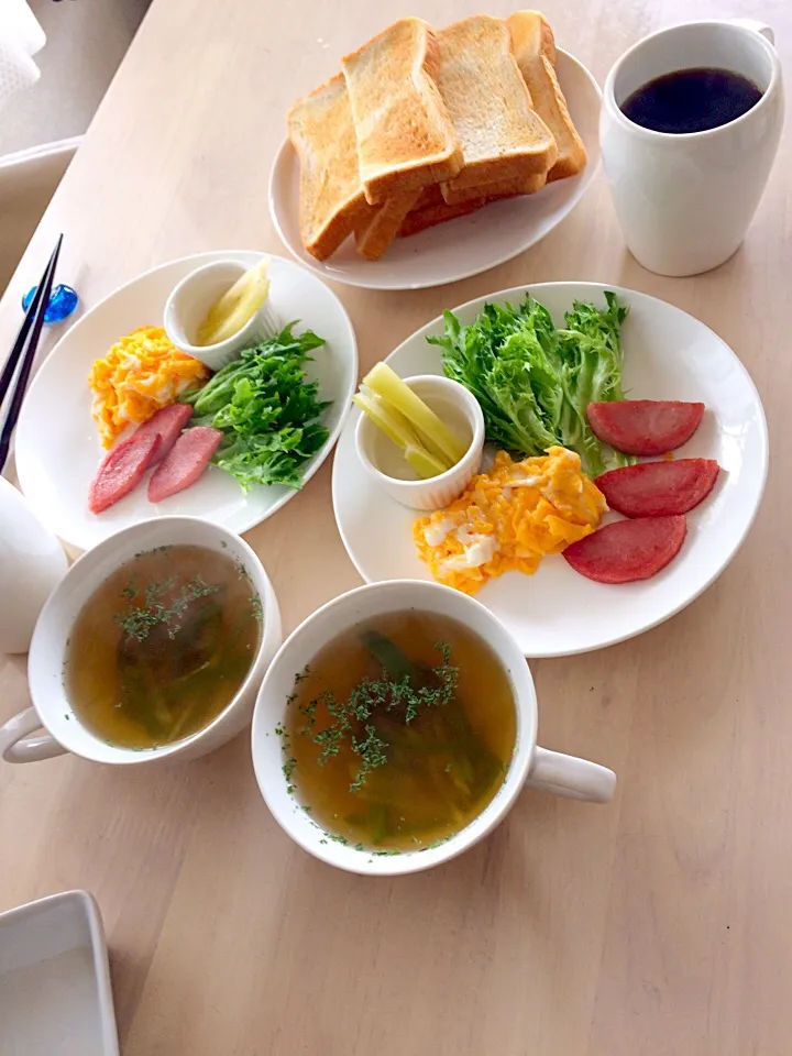 Snapdishの料理写真:今朝の朝食だよ〜
2017/03/24|Booパパさん