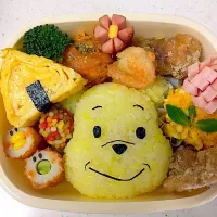 今日は保育園の
月1のお弁当の日🍙💓
#お弁当#キャラ弁#ディズニーキャラ弁#ぷーさん|ゆちょんさん