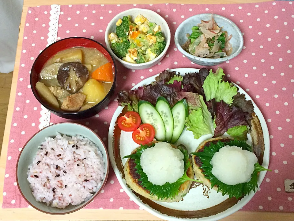 豆腐ハンバーグ おろしそのせ|ゆぴさん