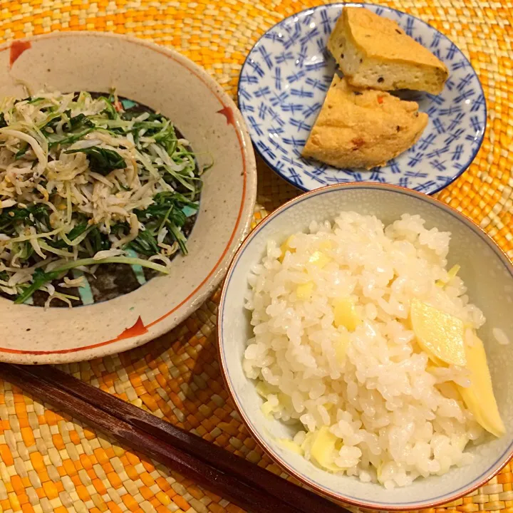 今春初・筍ごはん|リンコさん