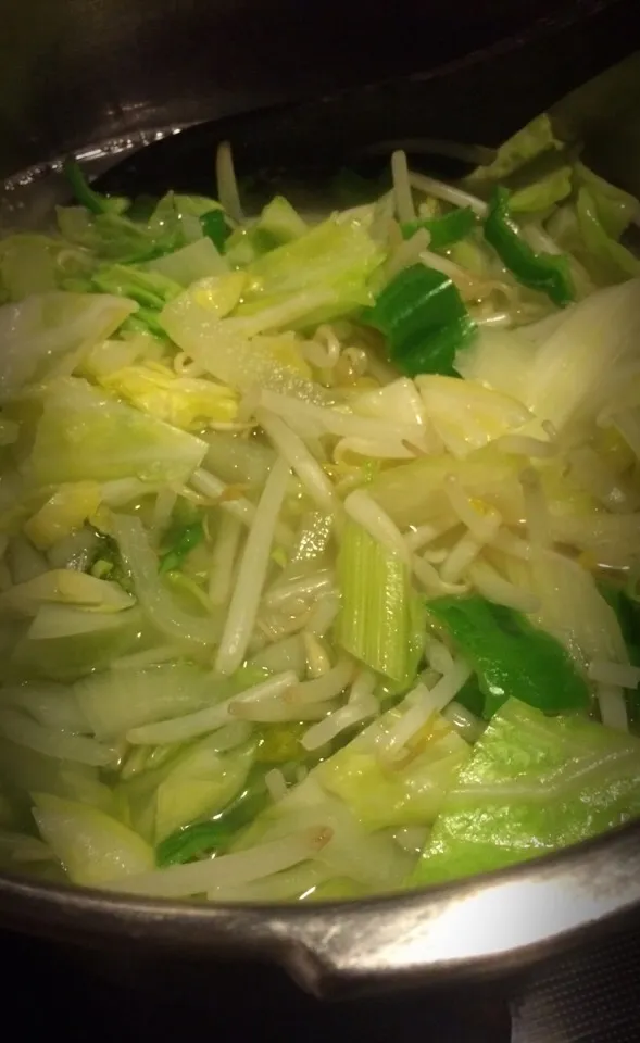 セロリを効かせた万能『ニンニクスープ🍲』
ラーメンに入れても。
卵とじを入れても。
餡掛け焼きそばにしても。
ザーサイを入れても。

(玉ねぎ.キャベツ.ピーマン.モヤシ.)|💍ごはん🍚さん