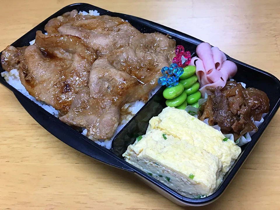 生姜焼き弁当♡|Kiyoka♡さん