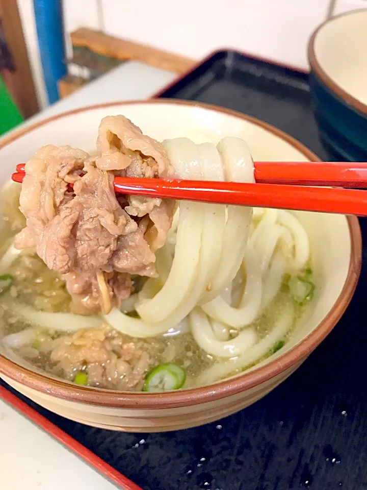 ふるえる肉うどん#こがね製麺所東京本店|秀苑 天さん