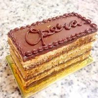 Snapdishの料理写真:Opera cake 🍫  #operacake #cake #chocolate #layer|Emaimaimさん