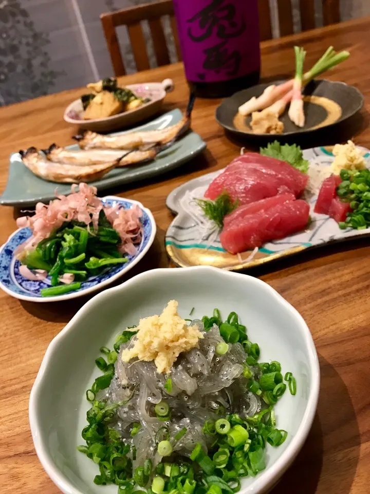 Snapdishの料理写真:✨静岡尽くしの晩ご飯✨|中さんさん