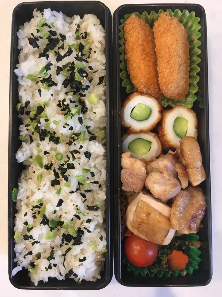 Snapdishの料理写真:2017.3.25(土) 旦那様お弁当|あっきーよさん