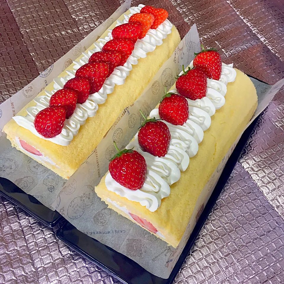 苺のロールケーキ|Maiさん