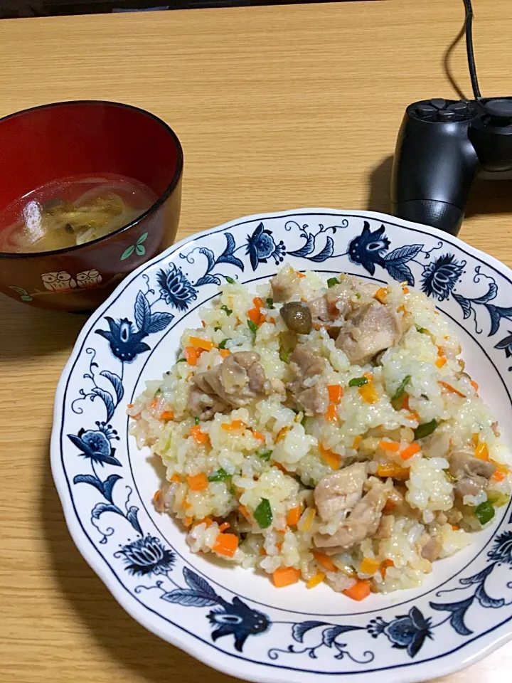 Snapdishの料理写真:ゲーム片手間料理2|星の屑さん