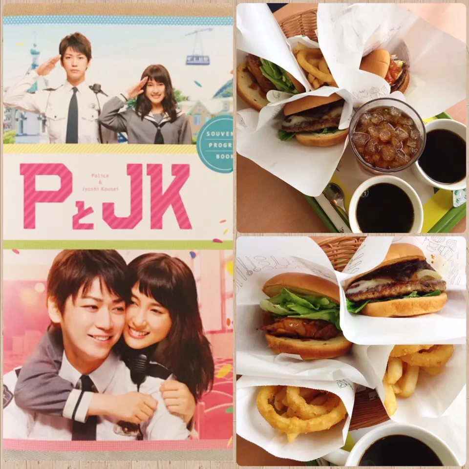 Snapdishの料理写真:3/26娘が観たいと言っていた「PとJK」の映画鑑賞へ✨ランチはモスバーガー🍔でした
少し前まではドラえもんやsingを観たがっていたのに…お姉さんになったな…と感じています✨|Makinsさん