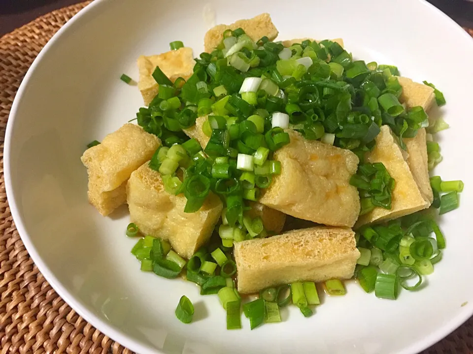 Atsuage with ponju & green onion|yeni kartikasariさん