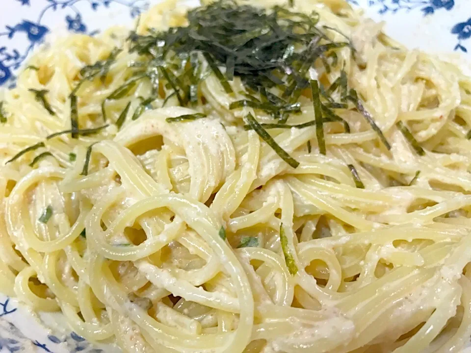 たらこクリームパスタ🍝|かずえさん