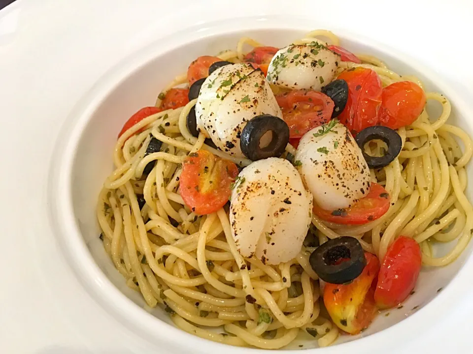 Scallops Pesto Pasta|Carin Tayさん