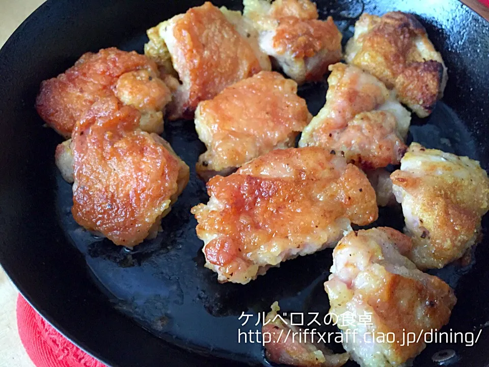 Snapdishの料理写真:グリルパンで作る鶏もも肉のカレーグリル|門乃ケルコさん