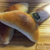 Snapdishの料理写真:オリーブパン🥐
Takeuchiのオリーブパン！めちゃ食べたくなって作って見ました❣️|a.moonさん