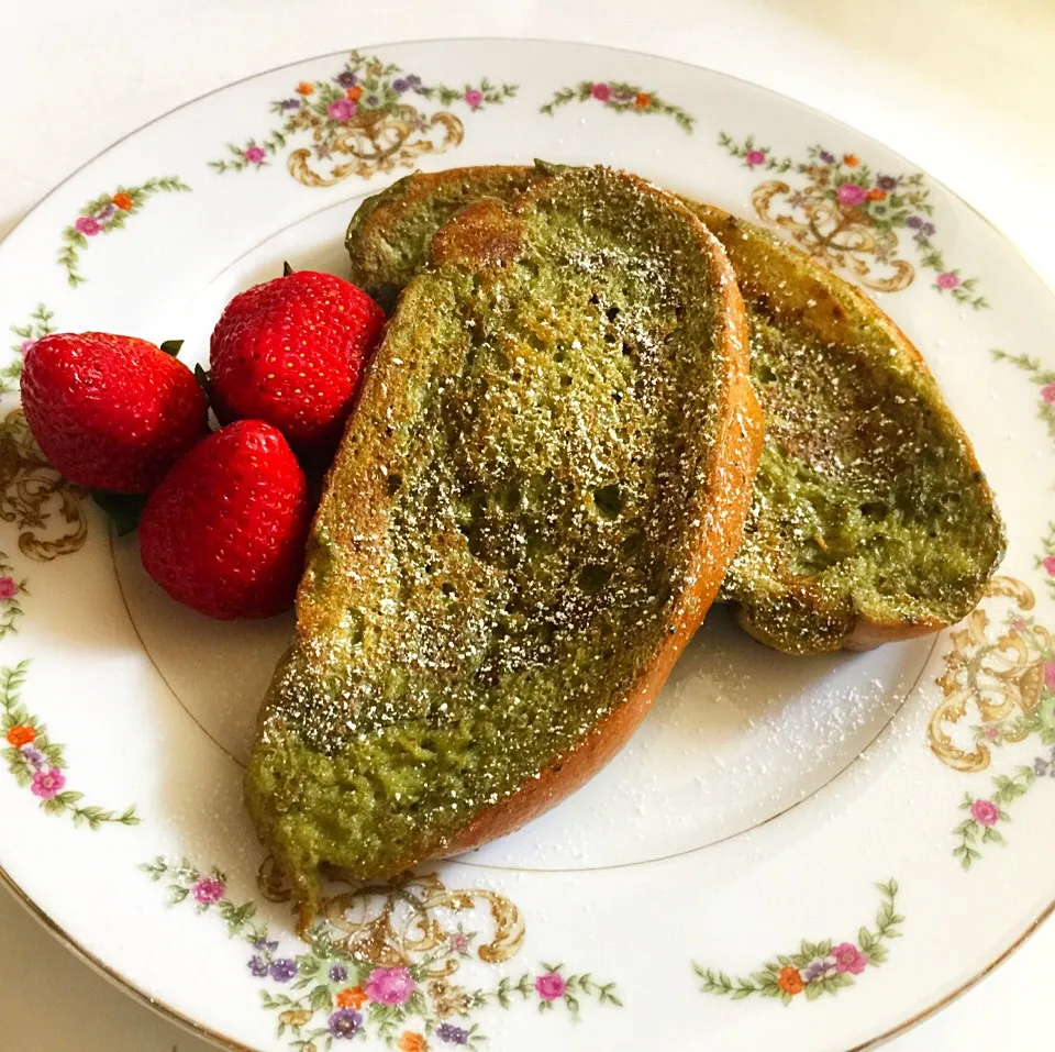 Matcha French Toast 🍽|mamaeriさん