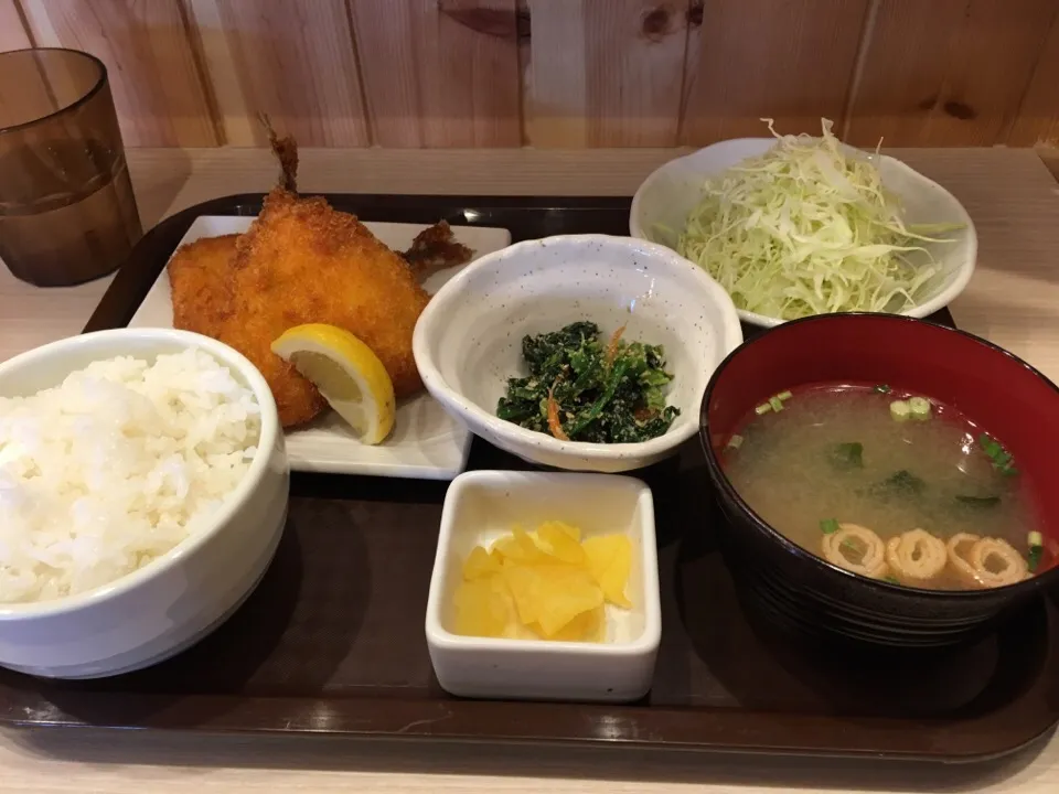 あじフライ定食600円|PegaOさん