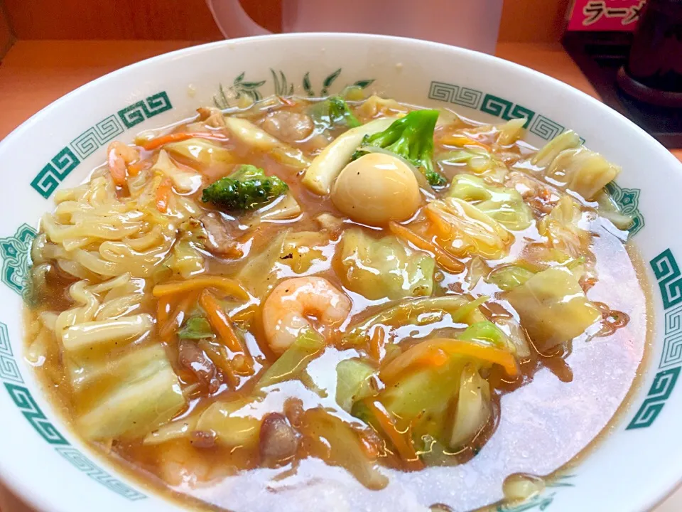 父親の再入院の手続き終わり五目あんかけラーメンを食べまーす🍜|Tarou  Masayukiさん