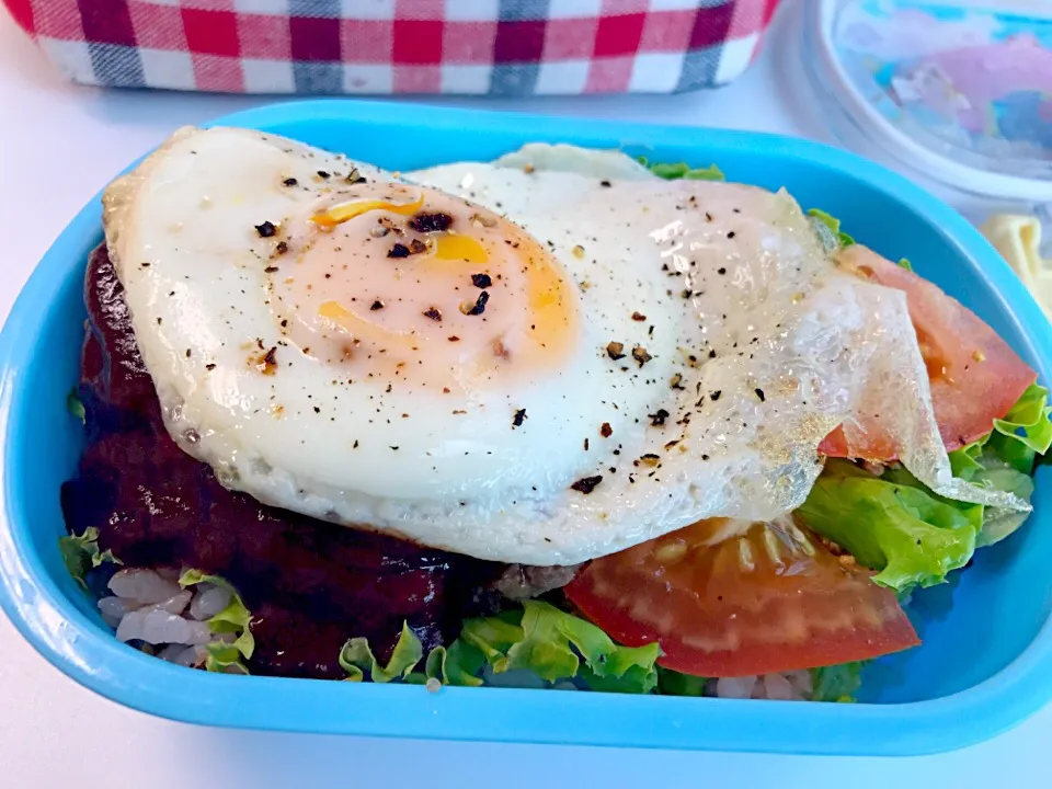 ロコモコ丼弁当♪|🍅Mom.さん