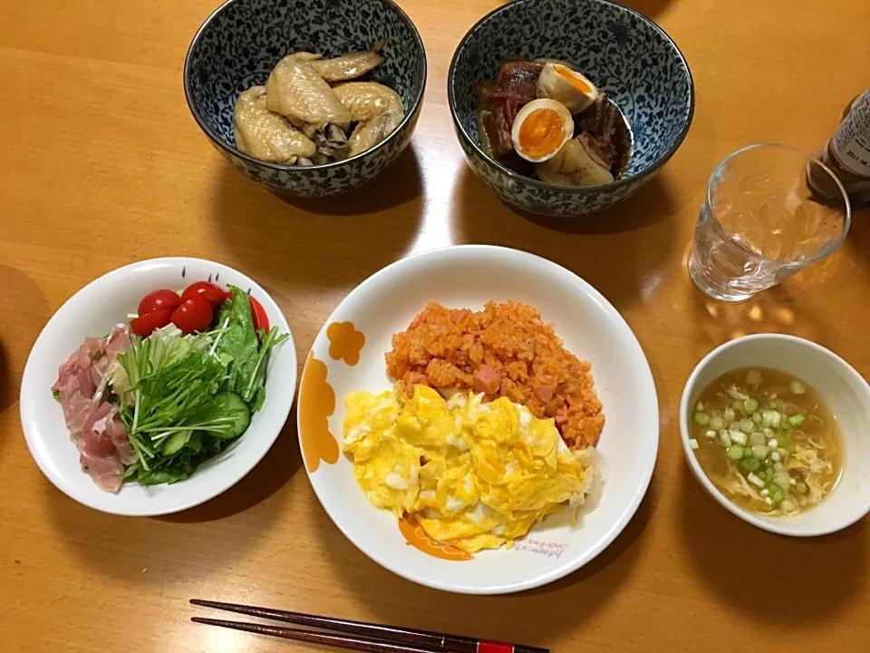 Snapdishの料理写真:今日の夜ごはん☆2017.3.27.|kimikimiさん