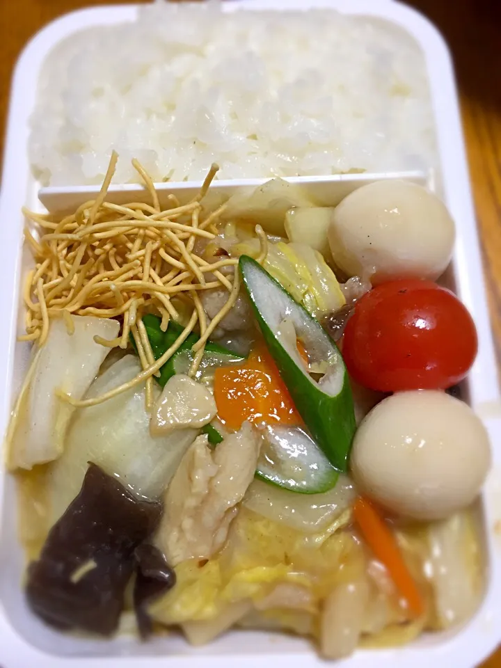 3月28日 八宝菜 固焼きそば弁当*:,.:.,.*:,.:.,.*:,.:.,.。*:,.:.,.。*:,.:.,.。|かよっぺさん