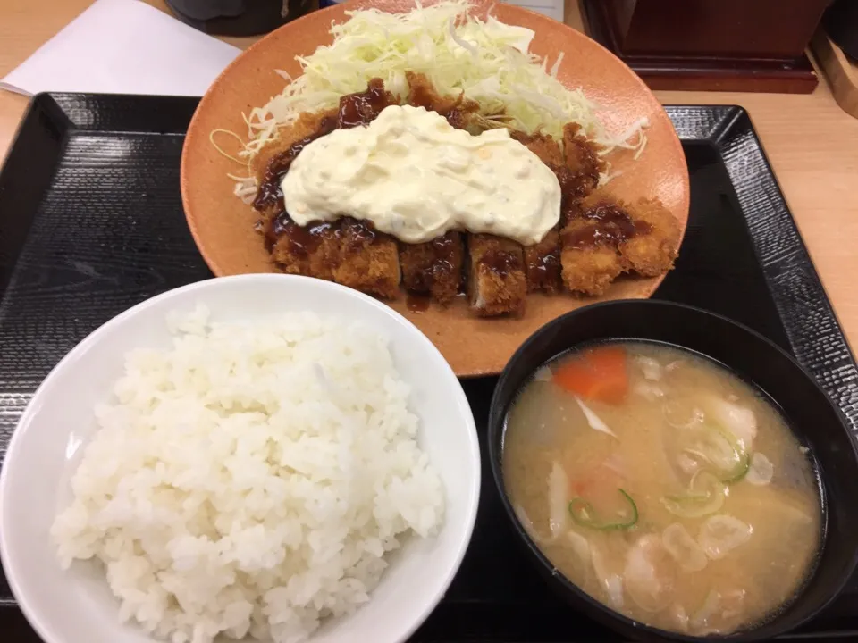 タルタルチキンカツ定食|popzappaさん