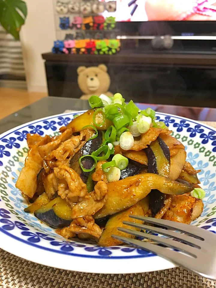 ナスと豚肉の味噌炒め👌🏼|ゆかりさん