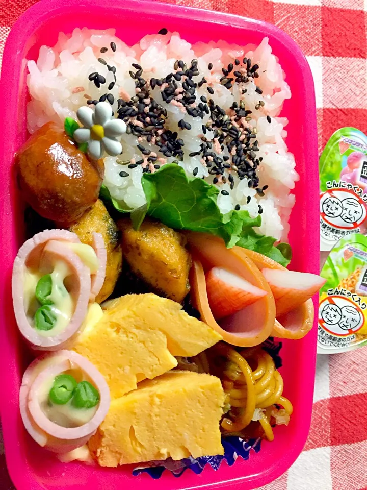 Snapdishの料理写真:四女  児童館お弁当🍱|しげっちさん