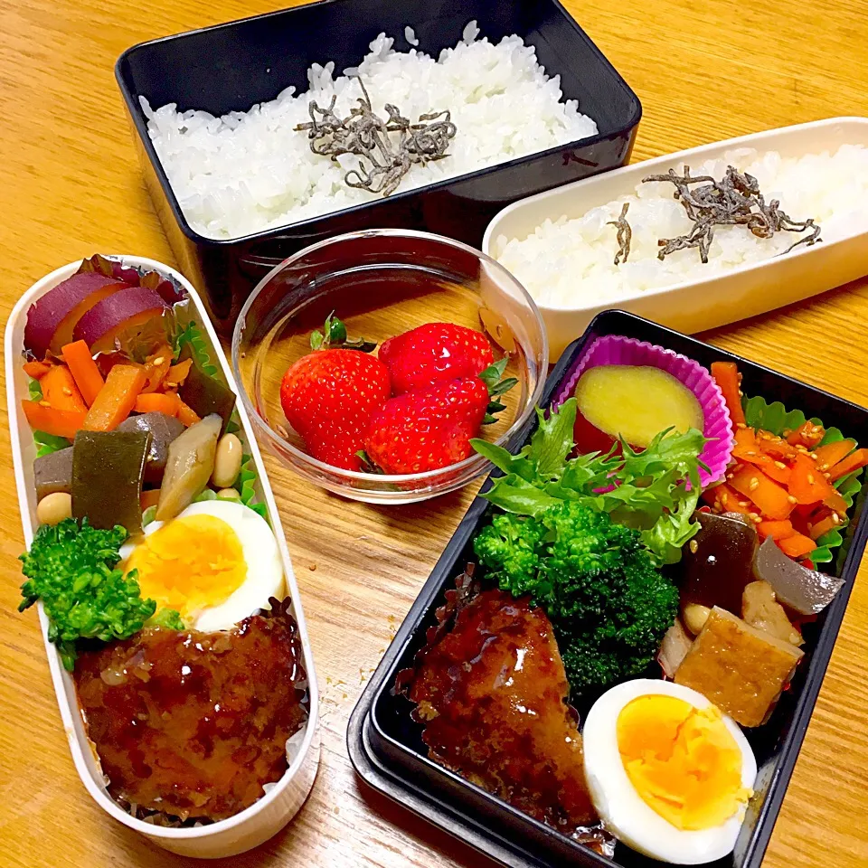 今日のお弁当🍱2017.3.29
パパ弁😊My弁
#お弁当|mayuさん