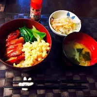 #夜の和定食 #とり照り丼|さぁやさん