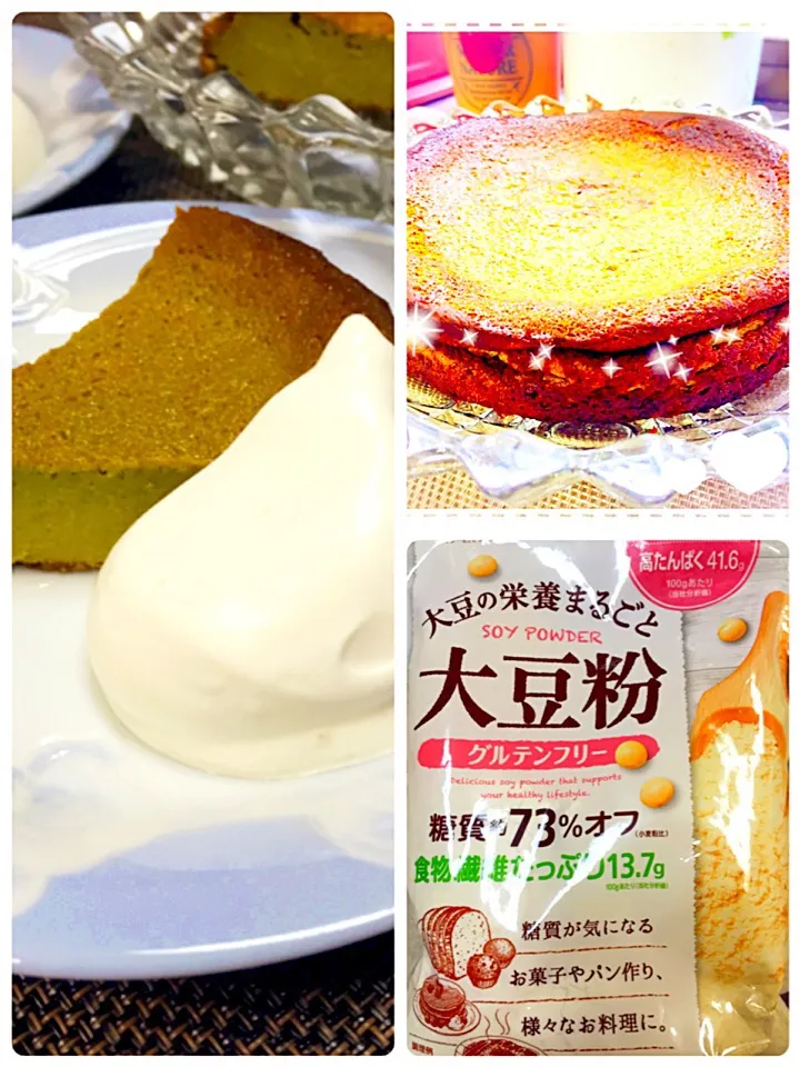 ともさんの料理 ワンボウルで☆水切り不要ヨーグルトとHMで簡単抹茶のベークドチーズケーキ～|ららさん