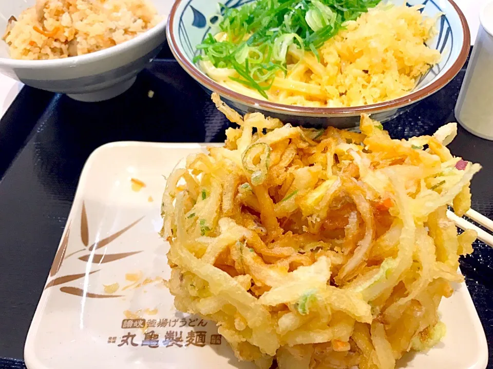 丸亀製麺トレッサ横浜
鶏飯Ｂ定食６９０円|シュトママさん